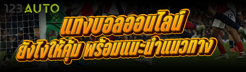 แทงบอลออนไลน์ ยังไงให้คุ้ม พร้อมแนะนำแนวทาง